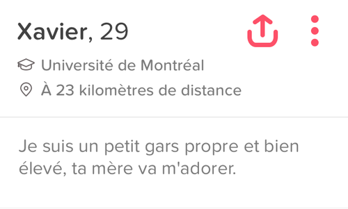 description tinder pour matcher