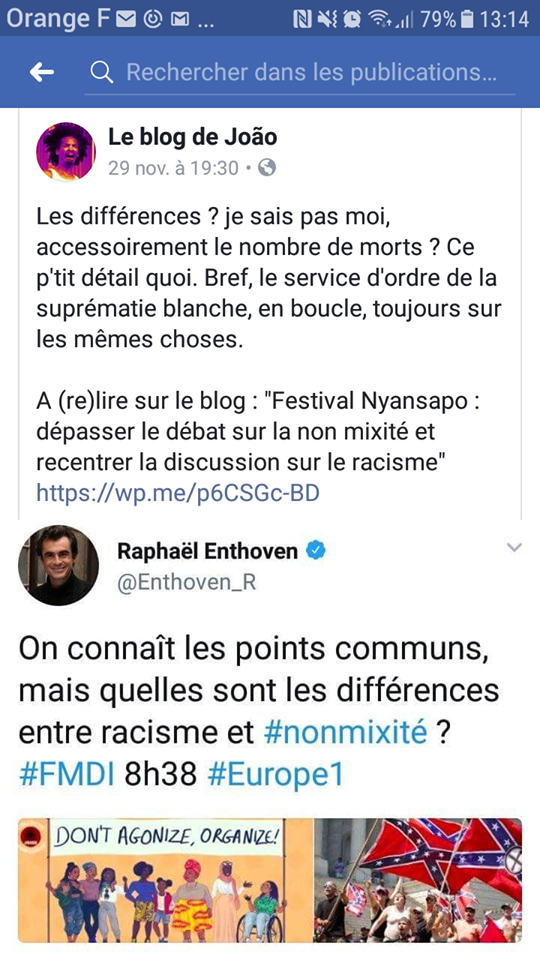 racisme et non mixité