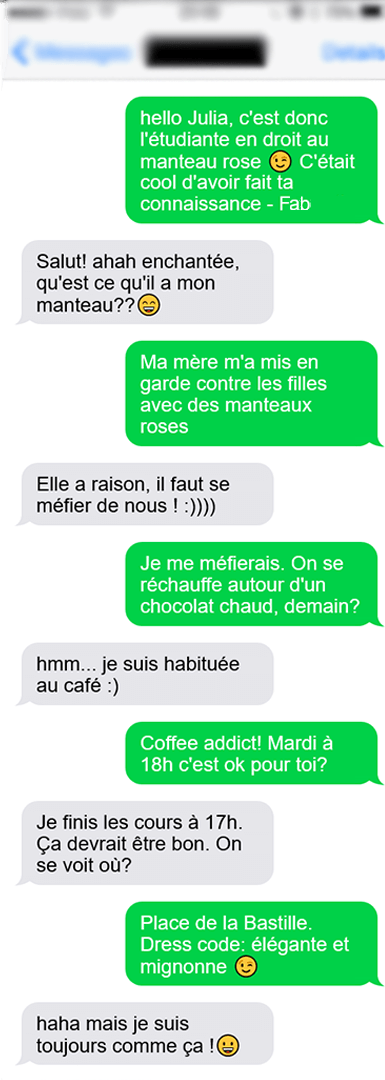 comment draguer par sms