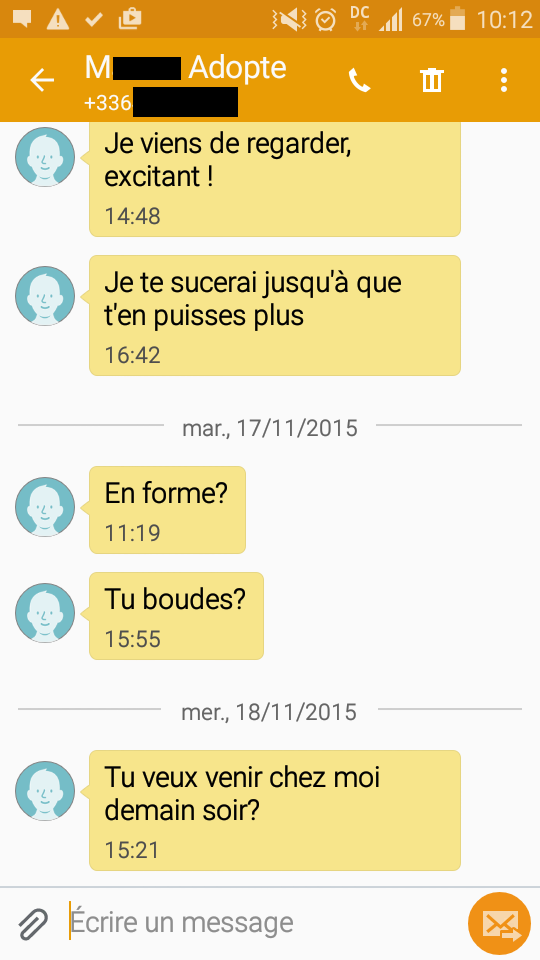 sms apres premier rendez vous