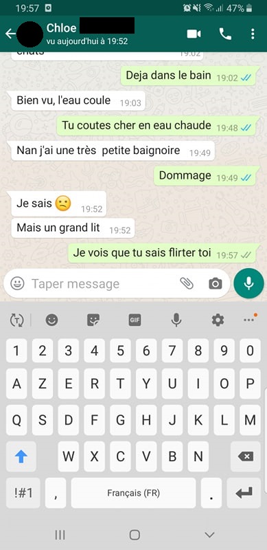 flirter par sms