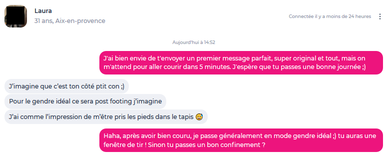 Comment engager une conversation avec une femme sur Internet