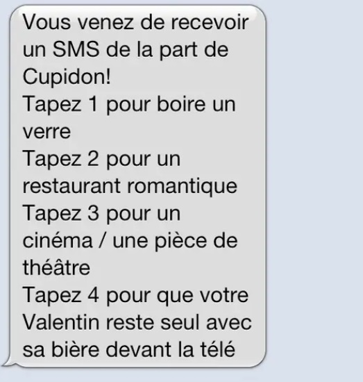 phrase de drague sms