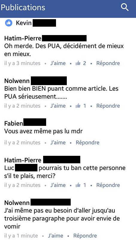Démantèlement d'idées fausses sur les PUA