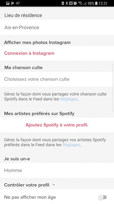 presentation tinder