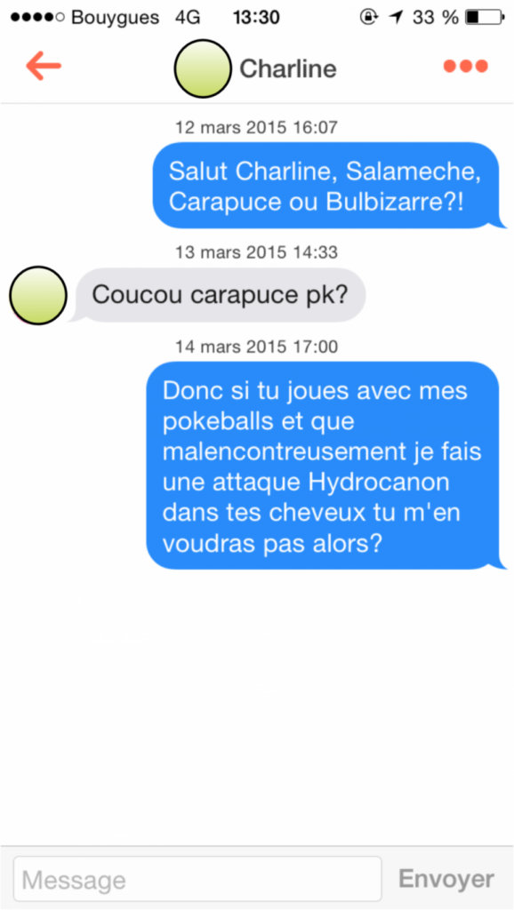 phrase d'accroche tinder