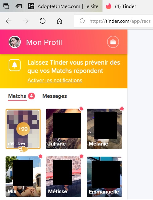 presentation tinder