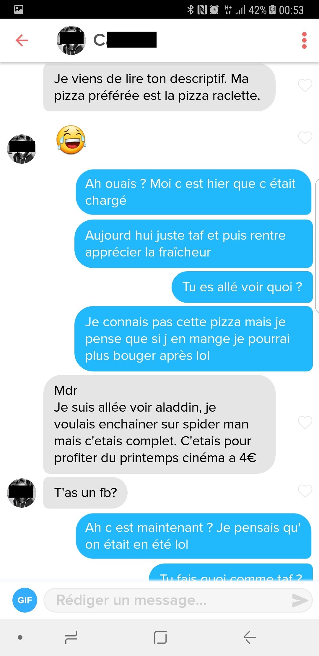 exemple conversations tinder