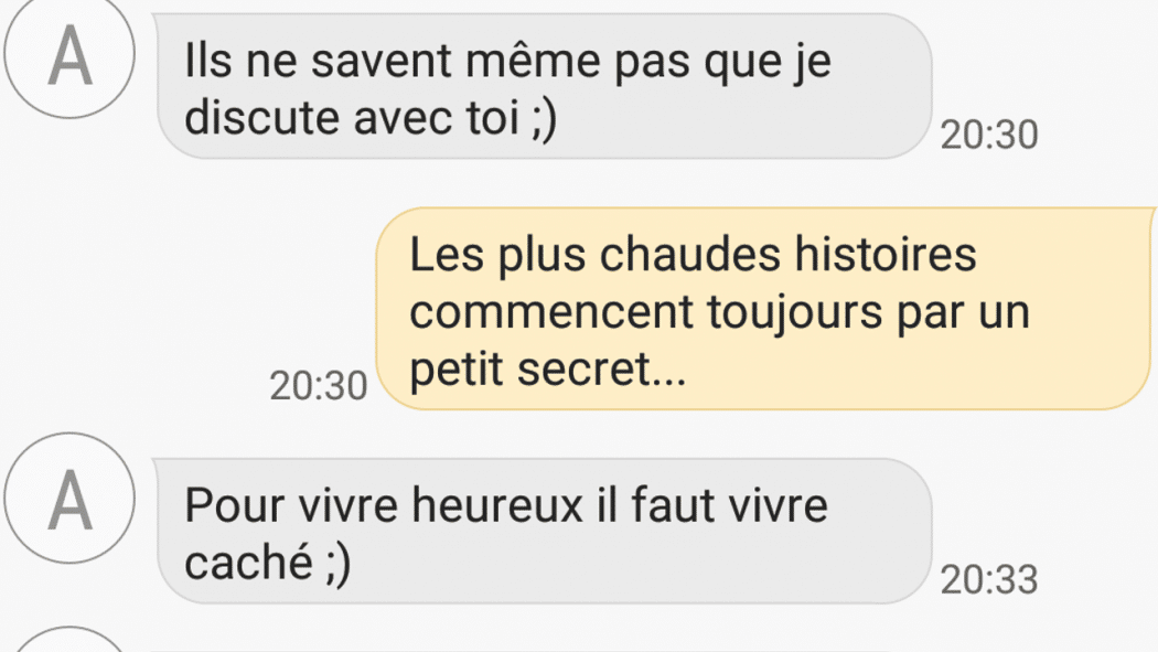 exciter une fille par sms