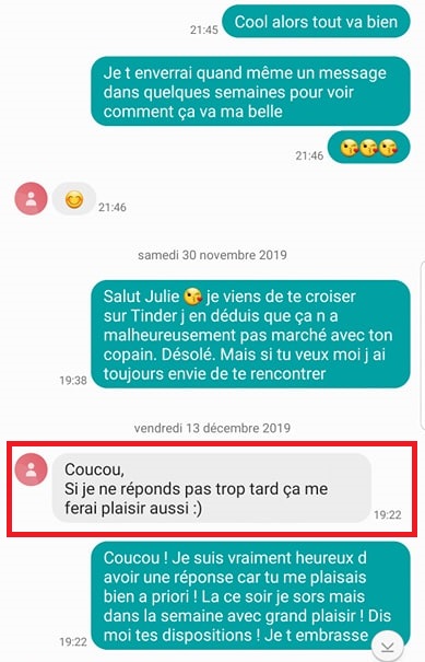 comment relancer un homme