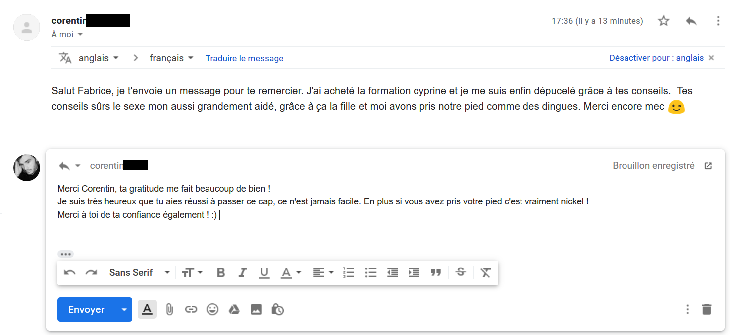 temoignage corentin