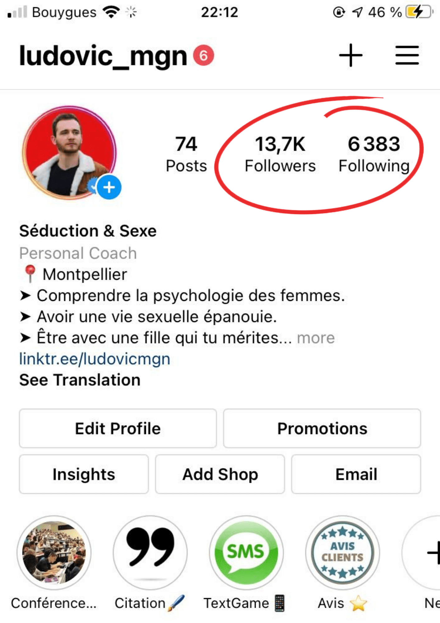 draguer instagram